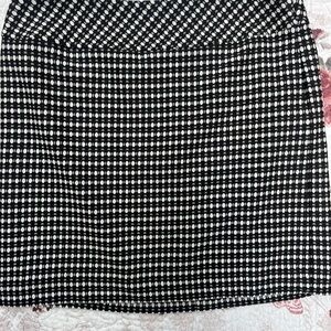 LOFT Monochrome Patterned Skirt